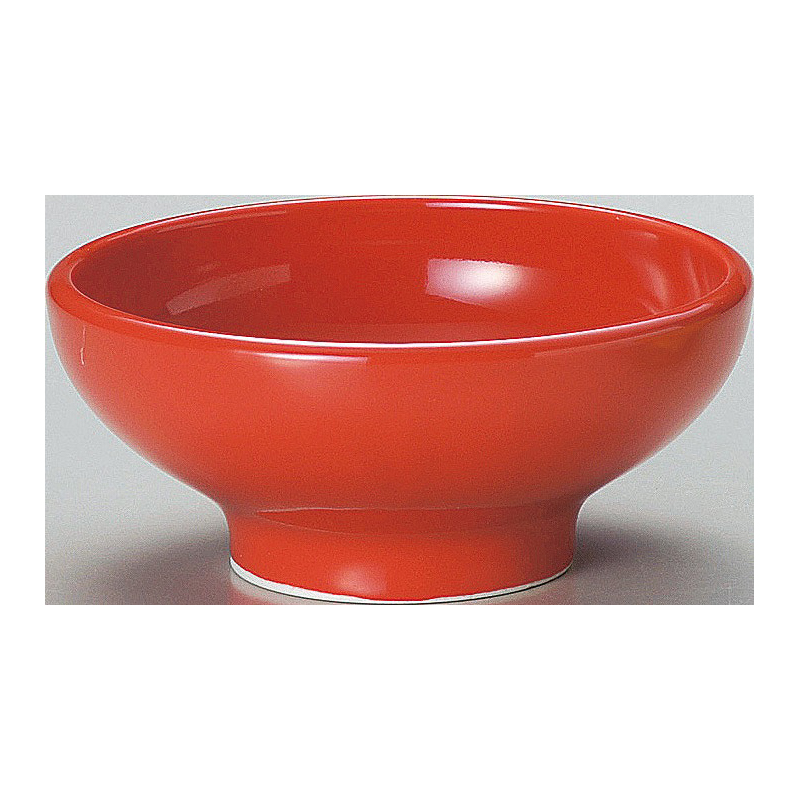 14cm丼 赤 （名入れ対応・オリジナル丼制作）【10-59-5】 – オリジナル